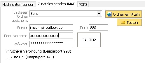 Email senden OAUTH2-Client bei Microsoft bauen